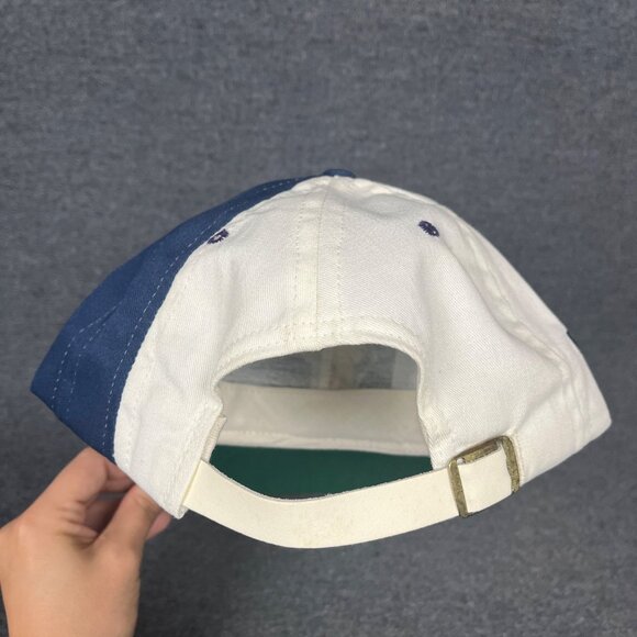 Cali-Fame Blue White Duck Woods Pro AM Adjustable Hat Cap Made in USA - Picture 10 of 11